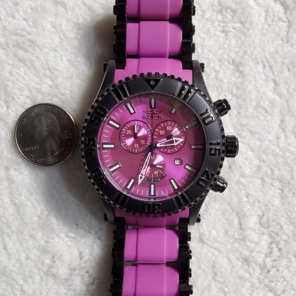 Invicta Sea Spider Purple Polyurethane Band - Picture 3 of 7